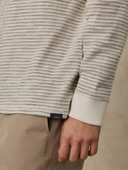 Sunwashed Organic Hoodie - Cedar Falls Stripe