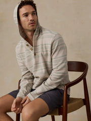 Oasis Hoodie - Sage Beach Stripe