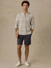 Oasis Hoodie - Sage Beach Stripe