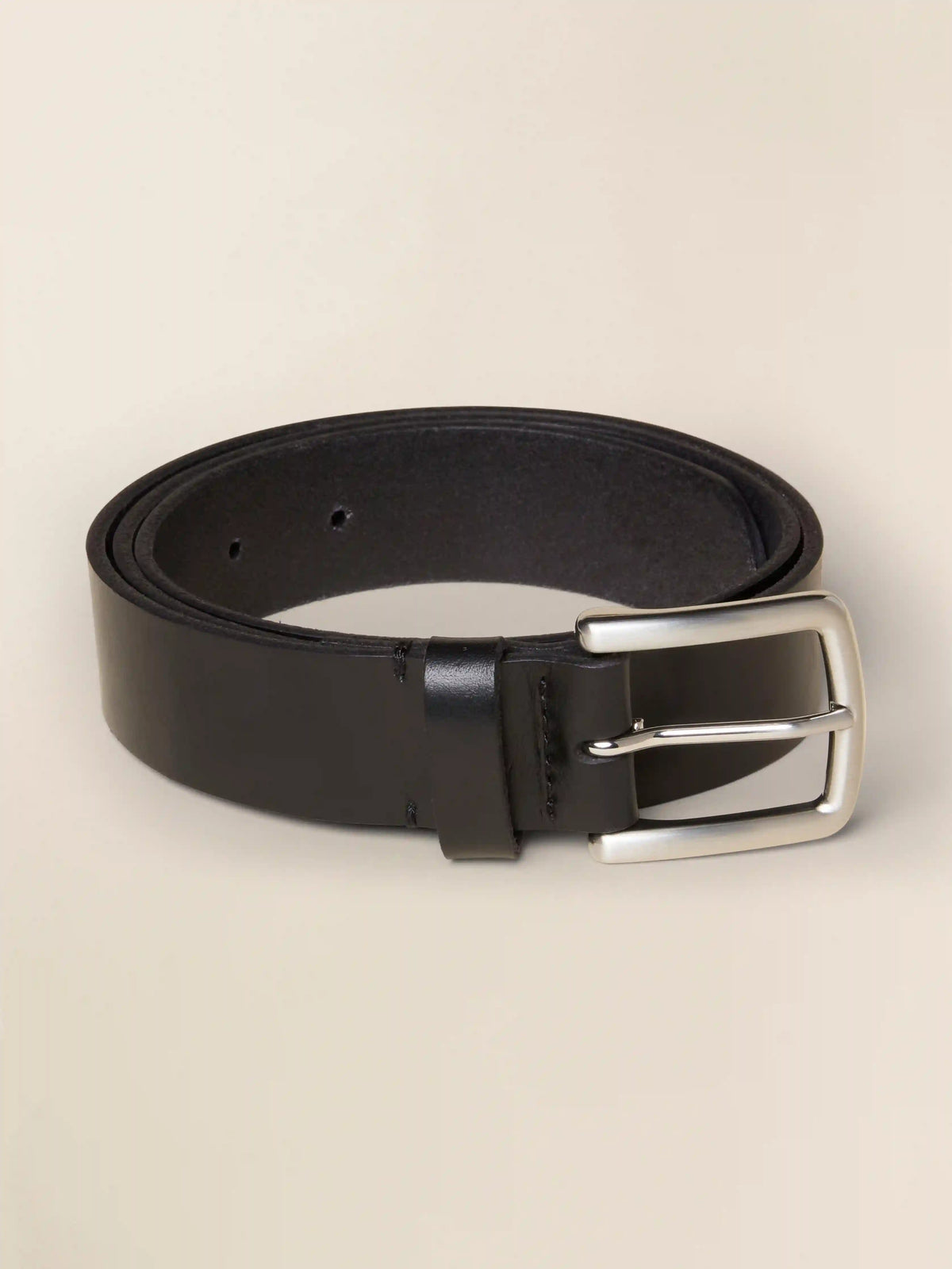 Mens Leather Belt - Black