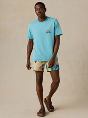 Faherty x Quiksilver Boardshort - Sunshine Coast Tile
