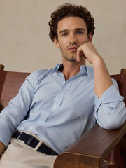 The Movement™ Shirt - Bermuda Blue Pincheck