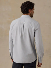 Laundered Oxford Shirt - Classic Blue Stripe