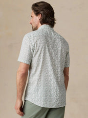 Short-Sleeve Movement™ Monterey Shirt - Aspen Green Leaf