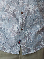 Short-Sleeve Breeze Shirt - Stormy Sea Lotus