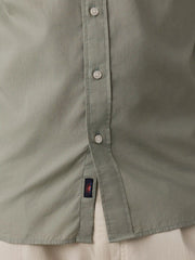 Long-Sleeve Weightless Cotton Shirt - Coastal Sage