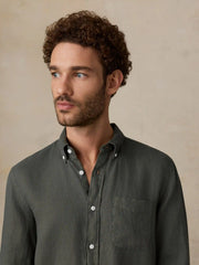 Sunwashed Linen Shirt - Light Pine