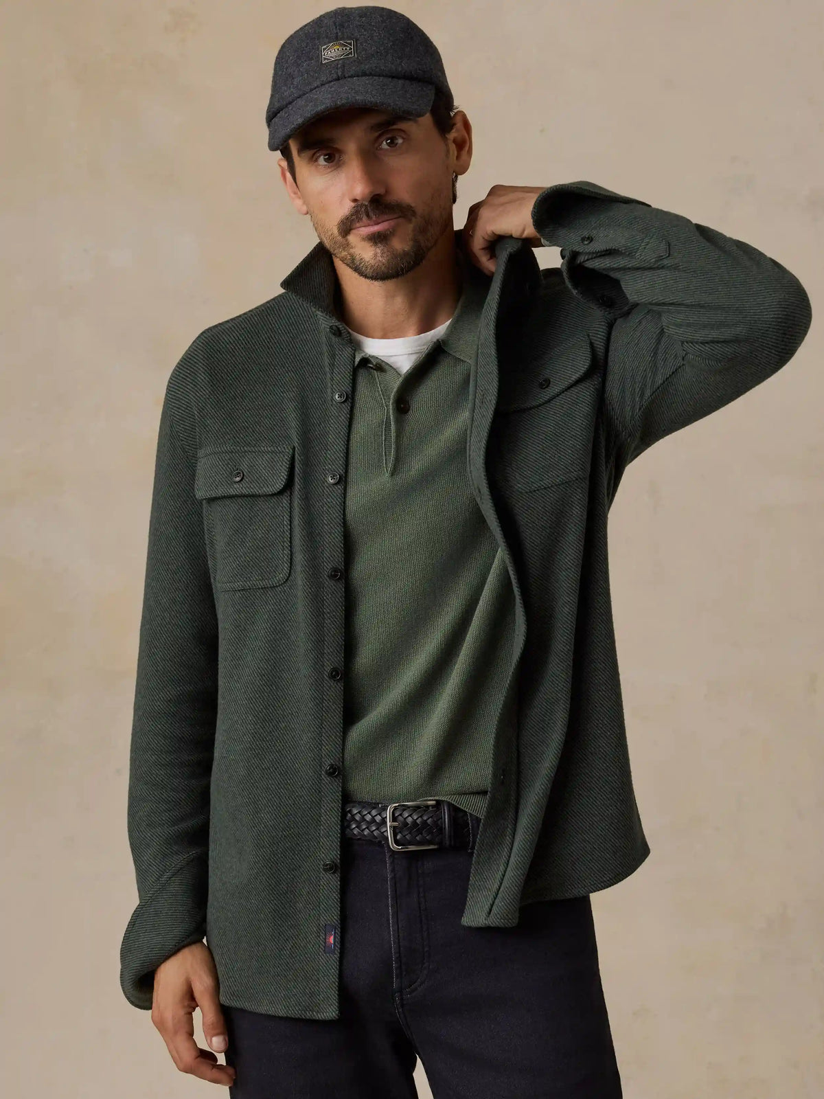 Legend™ Sweater Shirt - Fall Evergreen Twill
