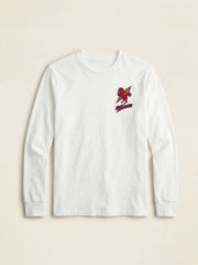 St. John's Long-Sleeve Sunwashed Tee - White