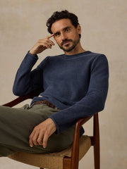 Sunwashed Dockside Sweater - Abyss Navy