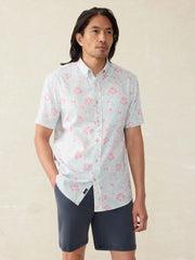 Short-Sleeve Breeze Shirt - Clear Waters Blossom
