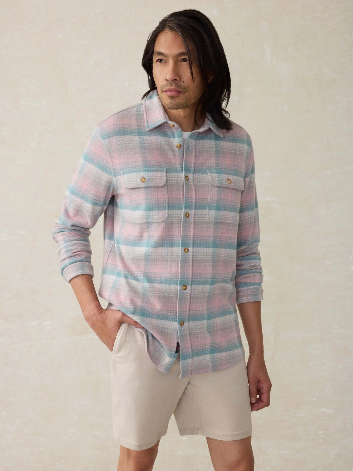 Legend™ Sweater Shirt - Sedona Sage Plaid