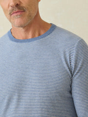 Movement™ Crewneck Sweater - Coastal Shore Stripe