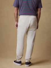 High Standard Fleece Sweatpant - Antique Ivory Heather