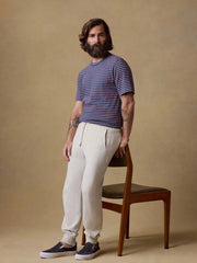 High Standard Fleece Sweatpant - Antique Ivory Heather