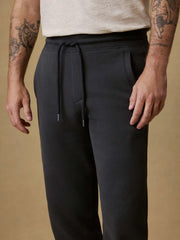 High Standard Fleece Sweatpant - Mountain Black