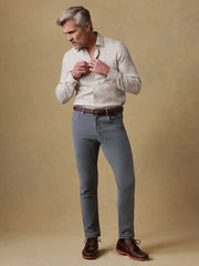 Stretch Terry 5-Pocket Athletic Fit Pant - Slate