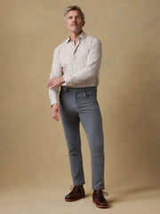 Stretch Terry 5-Pocket Athletic Fit Pant - Slate