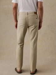Stretch Terry 5-Pocket Pant - Stone