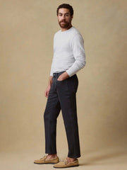 Stretch Terry 5-Pocket Pant - Onyx Black