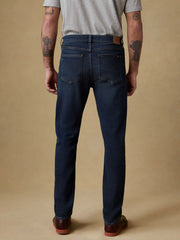Stretch Terry Indigo 5-Pocket Pant - Belmar Coast Wash
