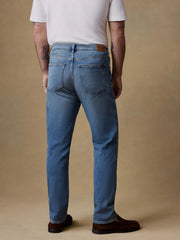 Stretch Terry Indigo 5-Pocket Pant - Indigo Ocean Wash