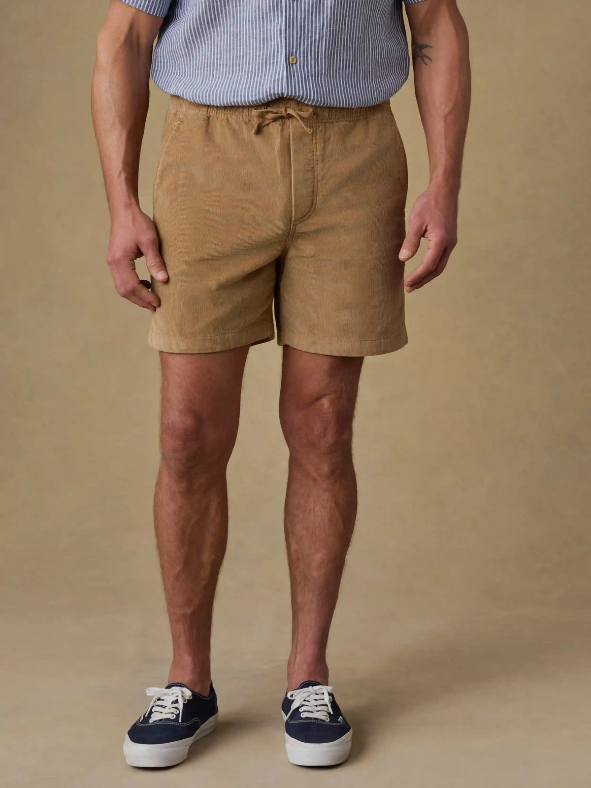 Essential Corduroy Short - Dark Sand