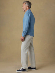 Organic Cotton Denim Pant - Birch