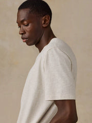Short-Sleeve Sunwashed V-Neck Tee - Island Dune Heather