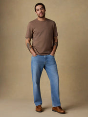 Sunwashed Regenerative Pocket Tee - Island Brown