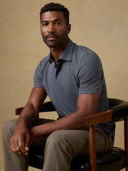 Short-Sleeve Movement™ Pique Polo - Dusty Iron Heather