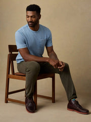 Short-Sleeve Indigo Pocket Tee - 10-year Wash