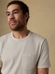 Short-Sleeve Recycled Cotton Tee - Sand Point