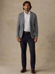 Inlet Knit Blazer (Tall) - Medium Grey Melange