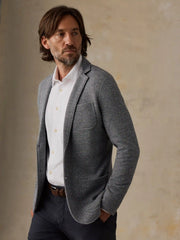 Inlet Knit Blazer (Tall) - Medium Grey Melange