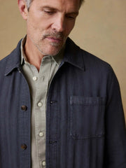 Herringbone Studio Jacket - Polar Night Herringbone