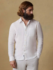 Laguna Linen Shirt - White