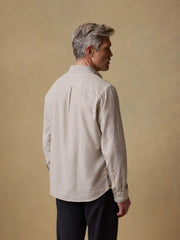 Palmetto Shirt - Stone Palm Check