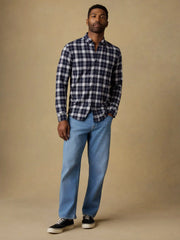 Legend™ Sweater Shirt (Single Pocket) - Midnight Lake Plaid