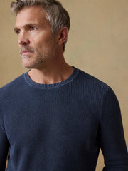 Sunwashed Crewneck Sweater - Blue Nights