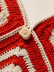 Riviera Crochet Bag - Poppy Red