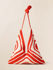Riviera Crochet Bag - Poppy Red