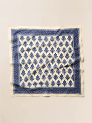Antique Bouquet Bandana - Navy Multi