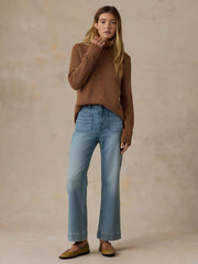 Stretch Terry Patch Pocket Ankle Pant - Eastern Shore Wash