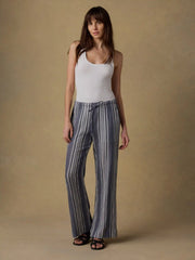 Laidback Gauze Pant - Sea Breeze Stripe