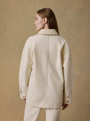 Sunwashed Canvas Chore Jacket - Sea Salt