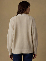 Miramar Linen Relaxed Cardigan - Summer Sand