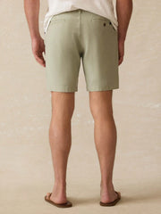 Tradewinds Linen Blend Short - Sage Mist