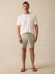 Tradewinds Linen Blend Short - Sage Mist