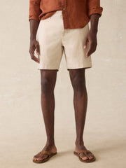 Tradewinds Linen Blend Short - Stone